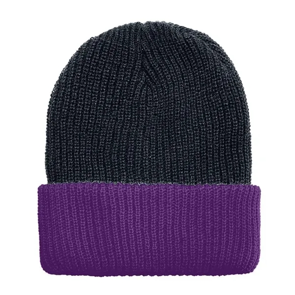 Order Contrast Cuff Knit Hat USA Made / Union Label American... from ASI 73775 Unionwear