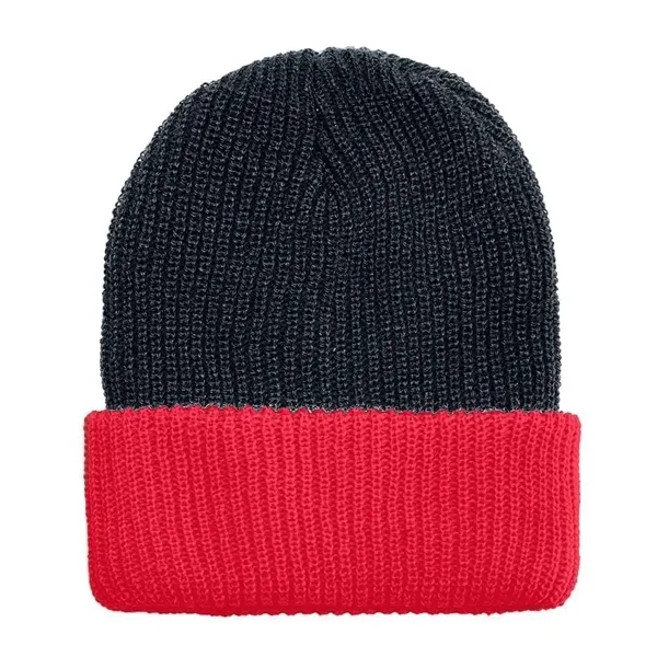 Order Contrast Cuff Knit Hat USA Made / Union Label American... from ASI 73775 Unionwear
