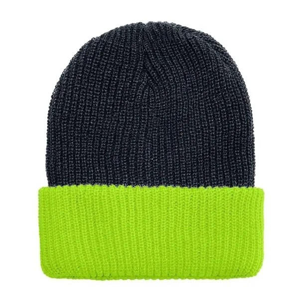 Order Contrast Cuff Knit Hat USA Made / Union Label American... from ASI 73775 Unionwear