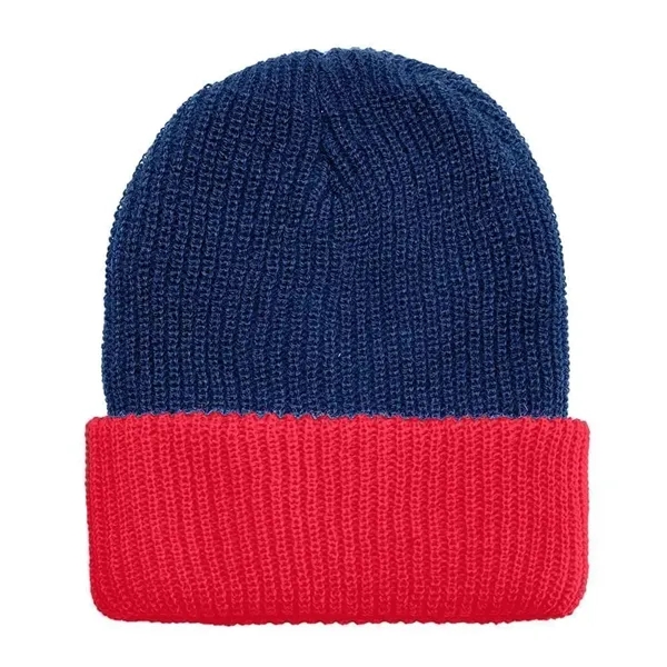 Order Contrast Cuff Knit Hat USA Made / Union Label American... from ASI 73775 Unionwear