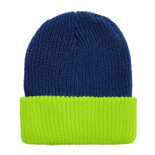 Order Contrast Cuff Knit Hat USA Made / Union Label American... from ASI 73775 Unionwear