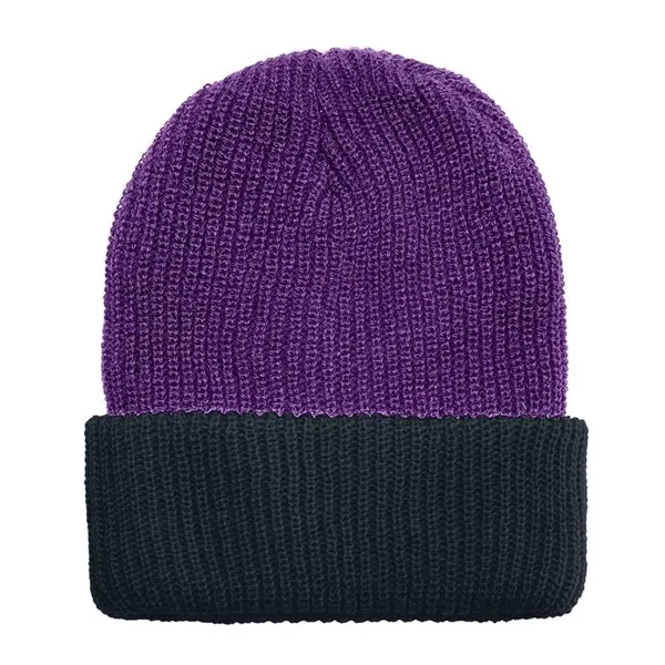 Order Contrast Cuff Knit Hat USA Made / Union Label American... from ASI 73775 Unionwear
