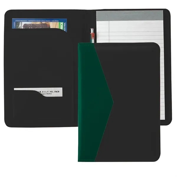 Order Custom Union/USA Made Accent Stitched Junior Portfolio Folder-Vinyl-Stamped, Foil, Printed,... from ASI 73775 Unionwear / ETI Konvex