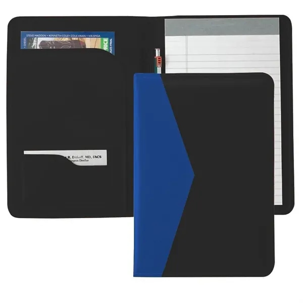 Order Custom Union/USA Made Accent Stitched Junior Portfolio Folder-Vinyl-Stamped, Foil, Printed,... from ASI 73775 Unionwear / ETI Konvex
