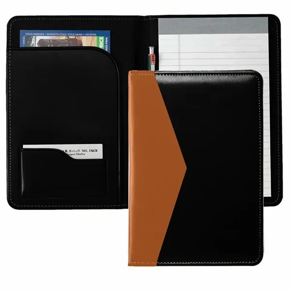 Order Custom Union/USA Made Accent Stitched Junior Portfolio Folder-Vinyl-Stamped, Foil, Printed,... from ASI 73775 Unionwear / ETI Konvex