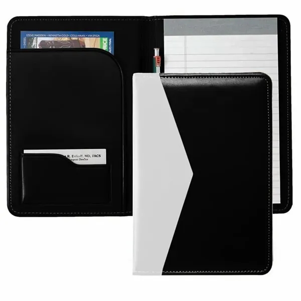 Order Custom Union/USA Made Accent Stitched Junior Portfolio Folder-Vinyl-Stamped, Foil, Printed,... from ASI 73775 Unionwear / ETI Konvex