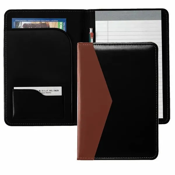 Order Custom Union/USA Made Accent Stitched Junior Portfolio Folder-Vinyl-Stamped, Foil, Printed,... from ASI 73775 Unionwear / ETI Konvex