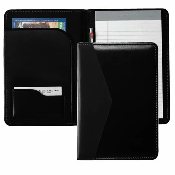 Order Custom Union/USA Made Accent Stitched Junior Portfolio Folder-Vinyl-Stamped, Foil, Printed,... from ASI 73775 Unionwear / ETI Konvex