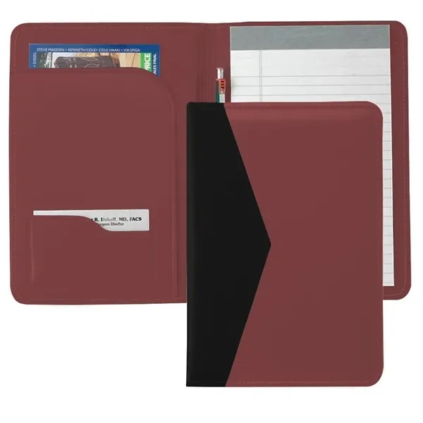 Order Custom Union/USA Made Accent Stitched Junior Portfolio Folder-Vinyl-Stamped, Foil, Printed,... from ASI 73775 Unionwear / ETI Konvex