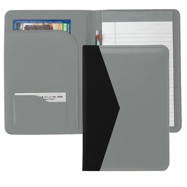 Order Custom Union/USA Made Accent Stitched Junior Portfolio Folder-Vinyl-Stamped, Foil, Printed,... from ASI 73775 Unionwear / ETI Konvex