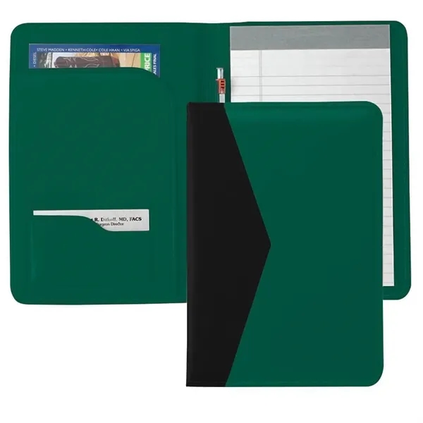 Order Custom Union/USA Made Accent Stitched Junior Portfolio Folder-Vinyl-Stamped, Foil, Printed,... from ASI 73775 Unionwear / ETI Konvex