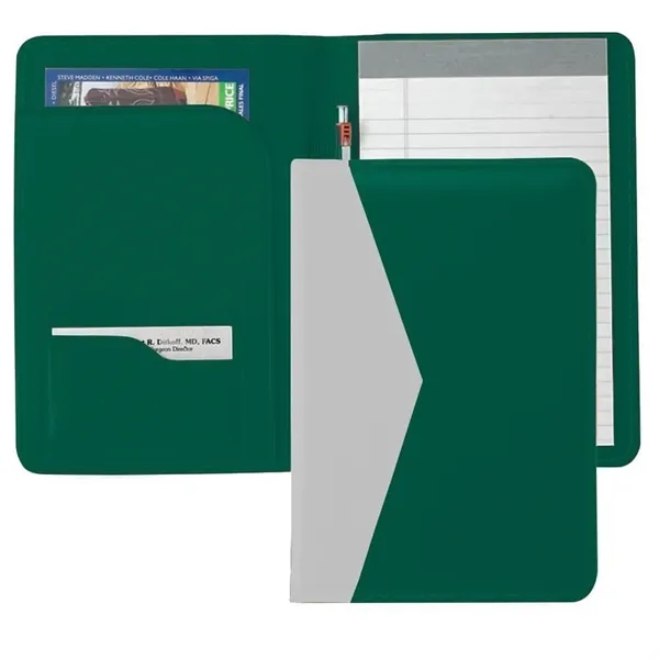 Order Custom Union/USA Made Accent Stitched Junior Portfolio Folder-Vinyl-Stamped, Foil, Printed,... from ASI 73775 Unionwear / ETI Konvex