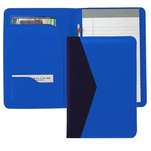 Order Custom Union/USA Made Accent Stitched Junior Portfolio Folder-Vinyl-Stamped, Foil, Printed,... from ASI 73775 Unionwear / ETI Konvex