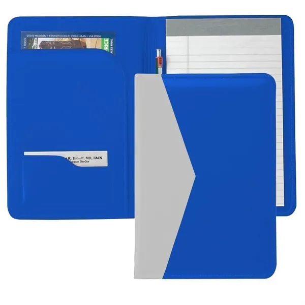 Order Custom Union/USA Made Accent Stitched Junior Portfolio Folder-Vinyl-Stamped, Foil, Printed,... from ASI 73775 Unionwear / ETI Konvex