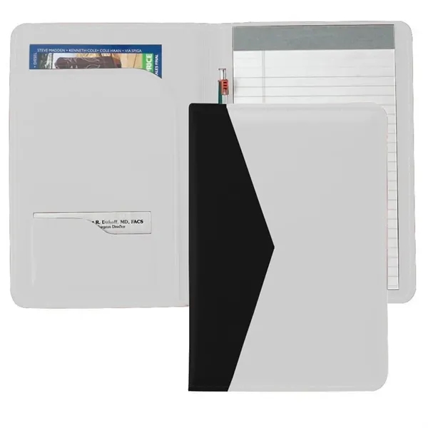 Order Custom Union/USA Made Accent Stitched Junior Portfolio Folder-Vinyl-Stamped, Foil, Printed,... from ASI 73775 Unionwear / ETI Konvex