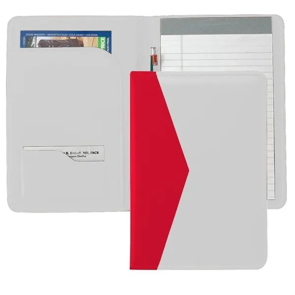 Order Custom Union/USA Made Accent Stitched Junior Portfolio Folder-Vinyl-Stamped, Foil, Printed,... from ASI 73775 Unionwear / ETI Konvex