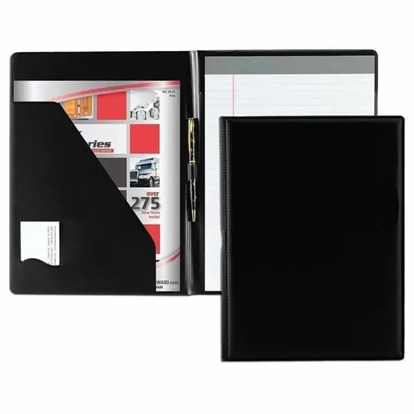 Order Custom Union/USA Made Sealed Letter Portfolio Folder-Antigua-Film Vinyl-Stamped, Foil, Printed,... from ASI 73775 Unionwear / ETI Konvex