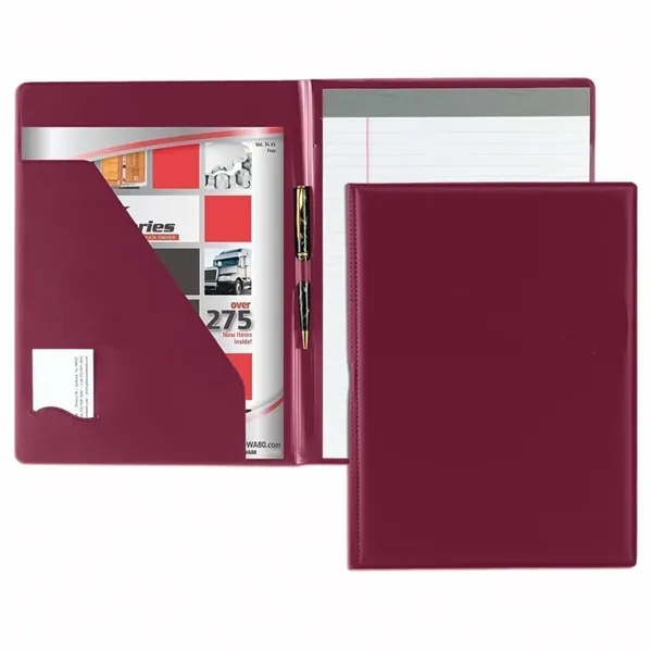 Order Custom Union/USA Made Sealed Letter Portfolio Folder-Antigua-Film Vinyl-Stamped, Foil, Printed,... from ASI 73775 Unionwear / ETI Konvex