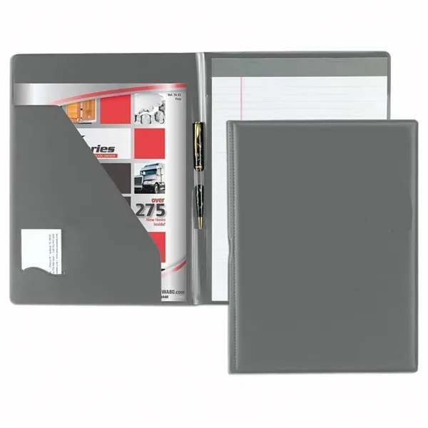 Order Custom Union/USA Made Sealed Letter Portfolio Folder-Antigua-Film Vinyl-Stamped, Foil, Printed,... from ASI 73775 Unionwear / ETI Konvex