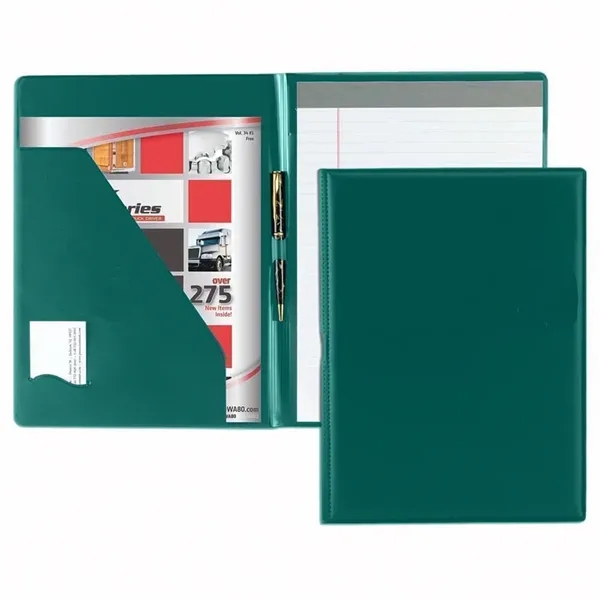 Order Custom Union/USA Made Sealed Letter Portfolio Folder-Antigua-Film Vinyl-Stamped, Foil, Printed,... from ASI 73775 Unionwear / ETI Konvex