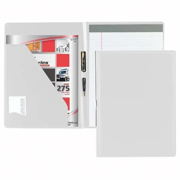 Order Custom Union/USA Made Sealed Letter Portfolio Folder-Antigua-Film Vinyl-Stamped, Foil, Printed,... from ASI 73775 Unionwear / ETI Konvex