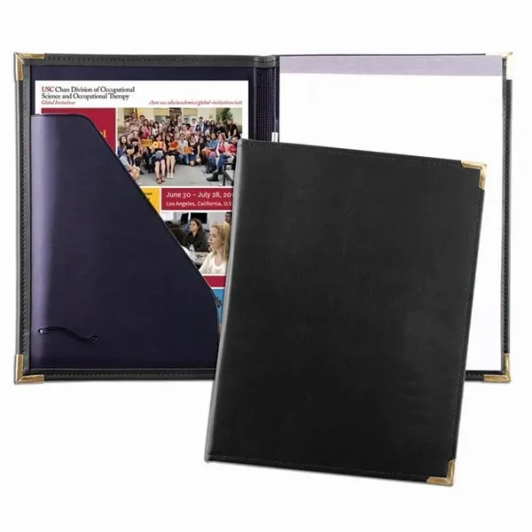 Order Custom Union/USA Made Stitched Letter Portfolio Folder-Vinyl-Stamped, Foil, Printed, Debossed.... from ASI 73775 Unionwear / ETI Konvex