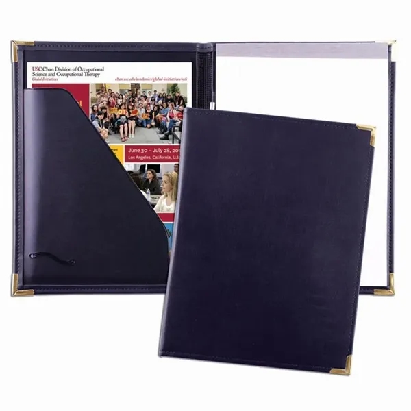 Order Custom Union/USA Made Stitched Letter Portfolio Folder-Vinyl-Stamped, Foil, Printed, Debossed.... from ASI 73775 Unionwear / ETI Konvex
