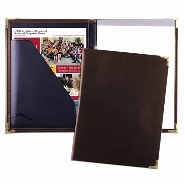 Order Custom Union/USA Made Stitched Letter Portfolio Folder-Vinyl-Stamped, Foil, Printed, Debossed.... from ASI 73775 Unionwear / ETI Konvex
