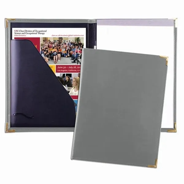 Order Custom Union/USA Made Stitched Letter Portfolio Folder-Vinyl-Stamped, Foil, Printed, Debossed.... from ASI 73775 Unionwear / ETI Konvex
