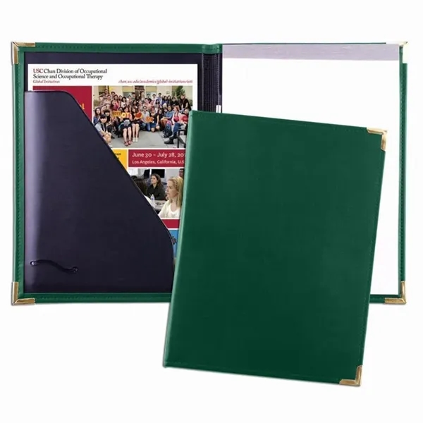 Order Custom Union/USA Made Stitched Letter Portfolio Folder-Vinyl-Stamped, Foil, Printed, Debossed.... from ASI 73775 Unionwear / ETI Konvex