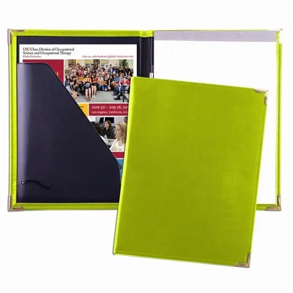 Order Custom Union/USA Made Stitched Letter Portfolio Folder-Vinyl-Stamped, Foil, Printed, Debossed.... from ASI 73775 Unionwear / ETI Konvex