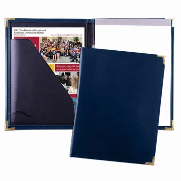 Order Custom Union/USA Made Stitched Letter Portfolio Folder-Vinyl-Stamped, Foil, Printed, Debossed.... from ASI 73775 Unionwear / ETI Konvex