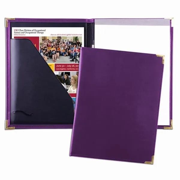 Order Custom Union/USA Made Stitched Letter Portfolio Folder-Vinyl-Stamped, Foil, Printed, Debossed.... from ASI 73775 Unionwear / ETI Konvex
