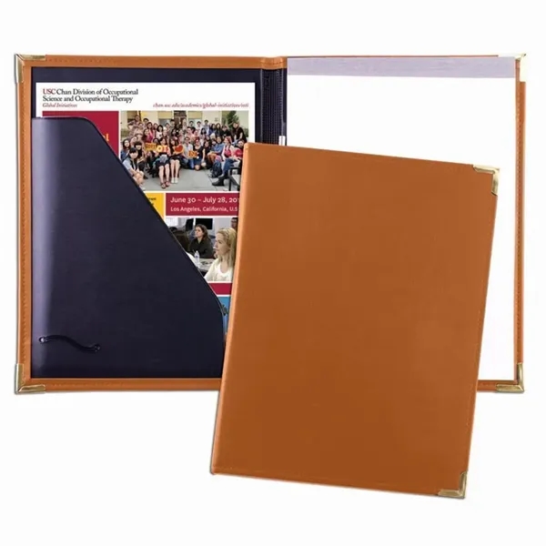 Order Custom Union/USA Made Stitched Letter Portfolio Folder-Vinyl-Stamped, Foil, Printed, Debossed.... from ASI 73775 Unionwear / ETI Konvex