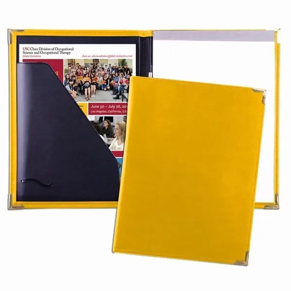 Order Custom Union/USA Made Stitched Letter Portfolio Folder-Vinyl-Stamped, Foil, Printed, Debossed.... from ASI 73775 Unionwear / ETI Konvex