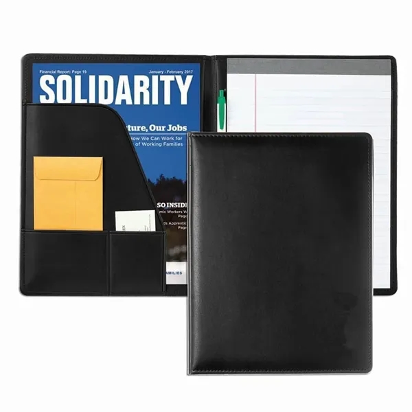 Order Custom Union/USA Made Grainedge Stitched Letter Portfolio Folder-Vinyl-Stamped, Foil, Printed,... from ASI 73775 Unionwear / ETI Konvex