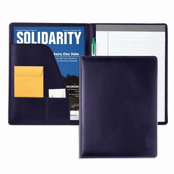 Order Custom Union/USA Made Grainedge Stitched Letter Portfolio Folder-Vinyl-Stamped, Foil, Printed,... from ASI 73775 Unionwear / ETI Konvex