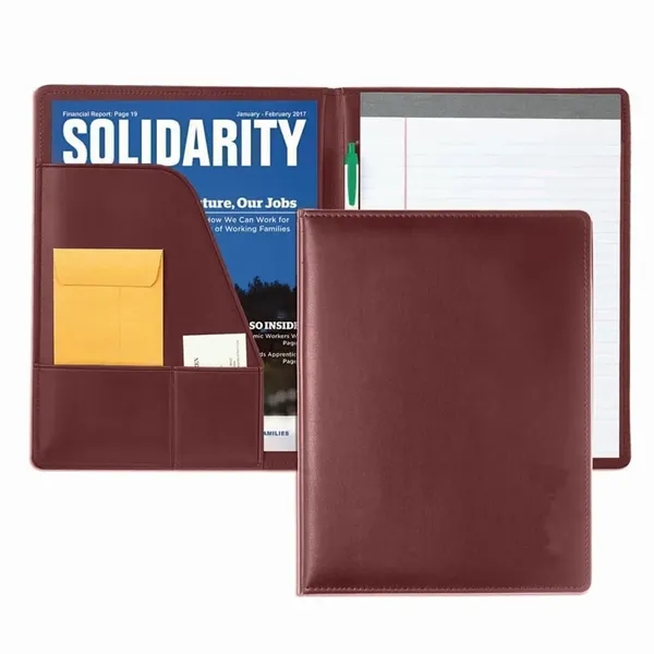 Order Custom Union/USA Made Grainedge Stitched Letter Portfolio Folder-Vinyl-Stamped, Foil, Printed,... from ASI 73775 Unionwear / ETI Konvex