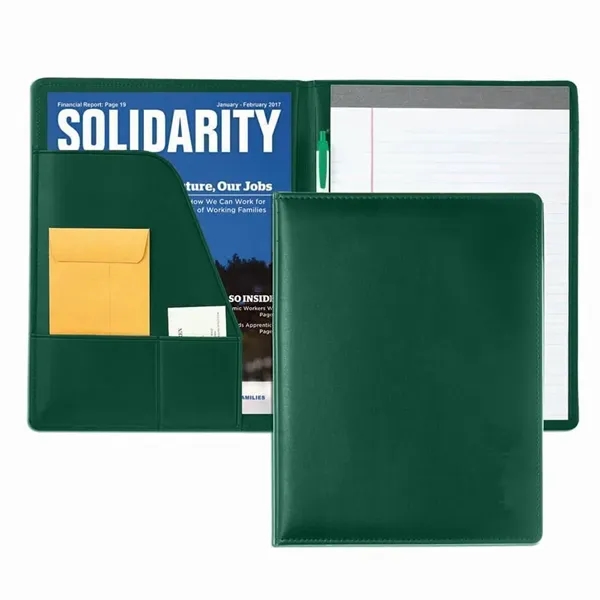 Order Custom Union/USA Made Grainedge Stitched Letter Portfolio Folder-Vinyl-Stamped, Foil, Printed,... from ASI 73775 Unionwear / ETI Konvex