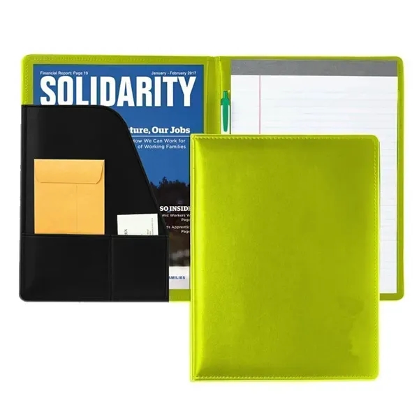 Order Custom Union/USA Made Grainedge Stitched Letter Portfolio Folder-Vinyl-Stamped, Foil, Printed,... from ASI 73775 Unionwear / ETI Konvex