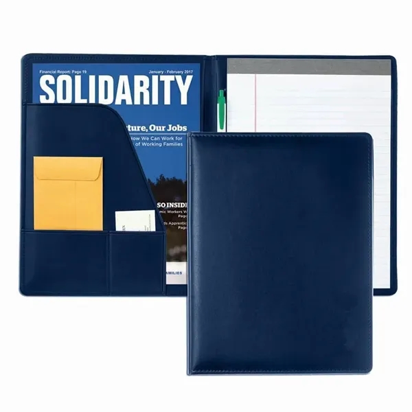 Order Custom Union/USA Made Grainedge Stitched Letter Portfolio Folder-Vinyl-Stamped, Foil, Printed,... from ASI 73775 Unionwear / ETI Konvex