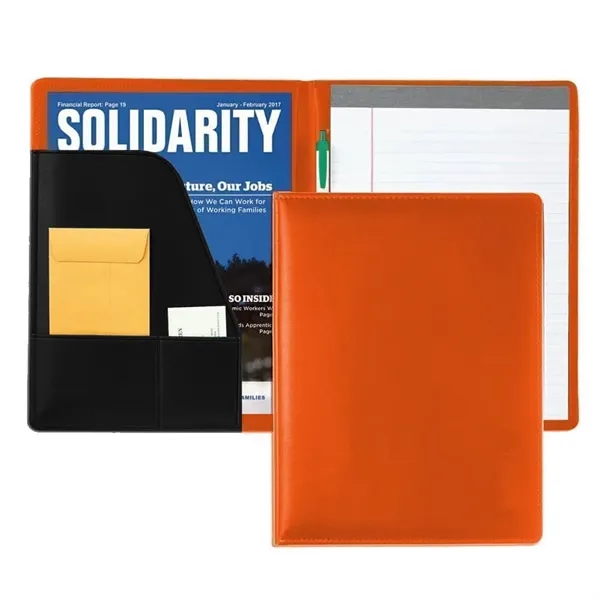 Order Custom Union/USA Made Grainedge Stitched Letter Portfolio Folder-Vinyl-Stamped, Foil, Printed,... from ASI 73775 Unionwear / ETI Konvex