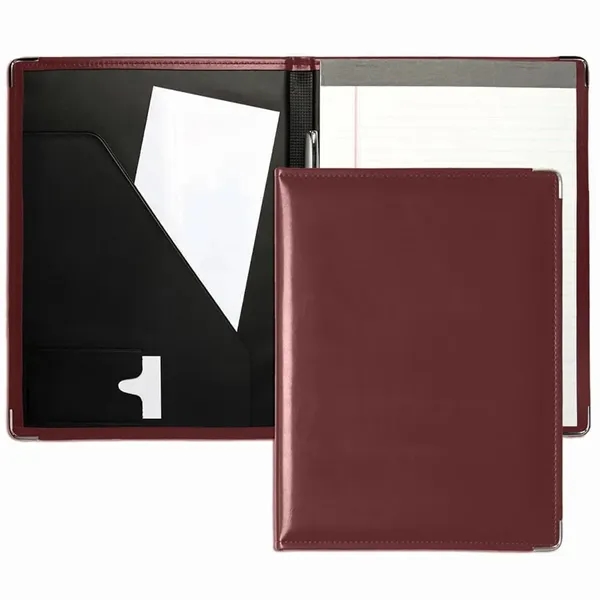 Order Custom Union/USA Made Noble Stitched Letter Portfolio Folder-Vinyl-Stamped, Foil, Printed,... from ASI 73775 Unionwear / ETI Konvex