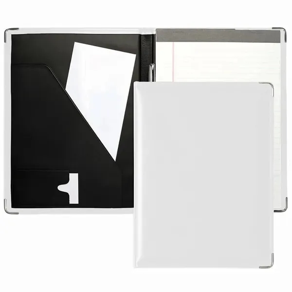 Order Custom Union/USA Made Noble Stitched Letter Portfolio Folder-Vinyl-Stamped, Foil, Printed,... from ASI 73775 Unionwear / ETI Konvex