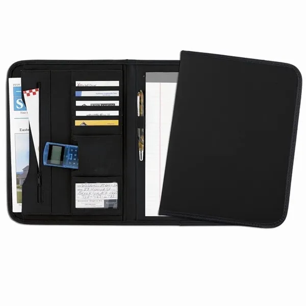 Order Custom Union/USA Made Tribeca Stitched Letter Portfolio Folder-Nylon or Vinyl-Embroidered,... from ASI 73775 Unionwear / ETI Konvex