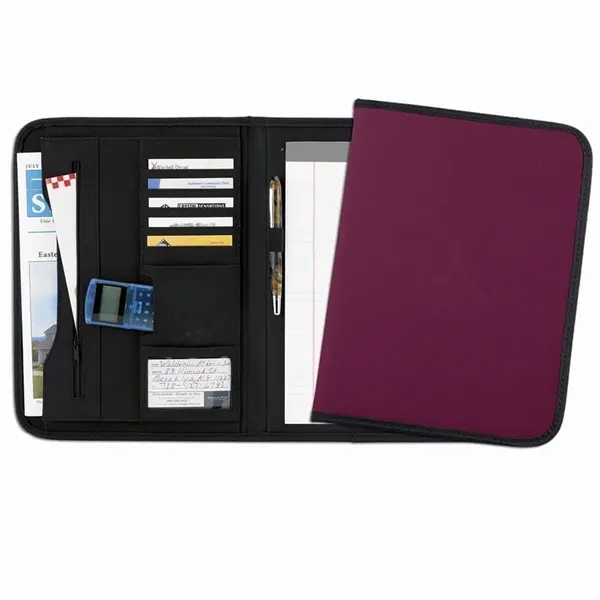 Order Custom Union/USA Made Tribeca Stitched Letter Portfolio Folder-Nylon or Vinyl-Embroidered,... from ASI 73775 Unionwear / ETI Konvex