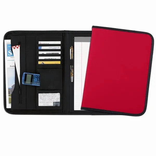 Order Custom Union/USA Made Tribeca Stitched Letter Portfolio Folder-Nylon or Vinyl-Embroidered,... from ASI 73775 Unionwear / ETI Konvex