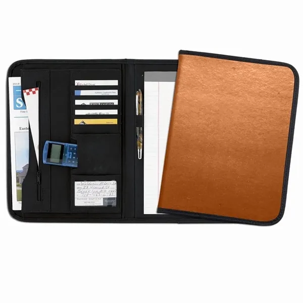 Order Custom Union/USA Made Tribeca Stitched Letter Portfolio Folder-Nylon or Vinyl-Embroidered,... from ASI 73775 Unionwear / ETI Konvex