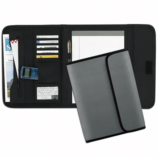 Order Custom Union/USA Made Tribeca Tri-Fold Stitched Letter Portfolio Folder-Nylon or... from ASI 73775 Unionwear / ETI Konvex