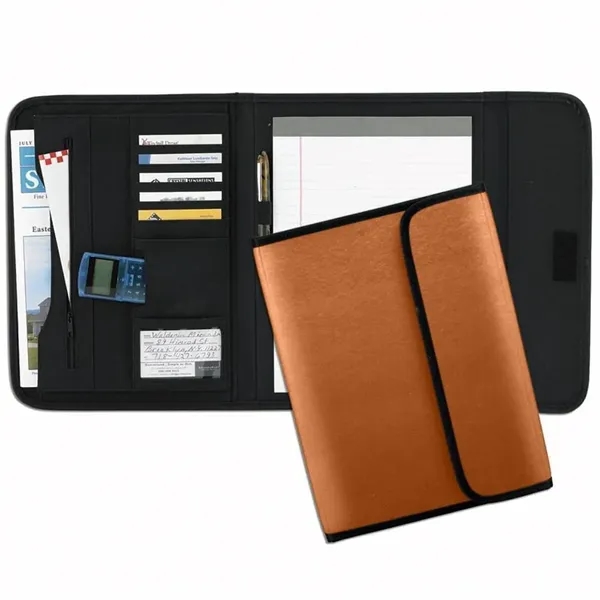 Order Custom Union/USA Made Tribeca Tri-Fold Stitched Letter Portfolio Folder-Nylon or... from ASI 73775 Unionwear / ETI Konvex